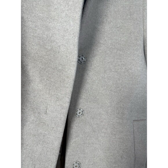 Cinzia Rocca Icons Oatmeal Wool/Cashmere Coat Inverted Notch Collar NWT Size 6 - Picture 8 of 16